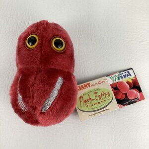 Giant Microbes Necrotizing Fasciitis Flesh Eating Disease 5" Plush Specimen Tags